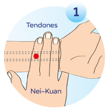 tendones diagrama acupresión en tendones